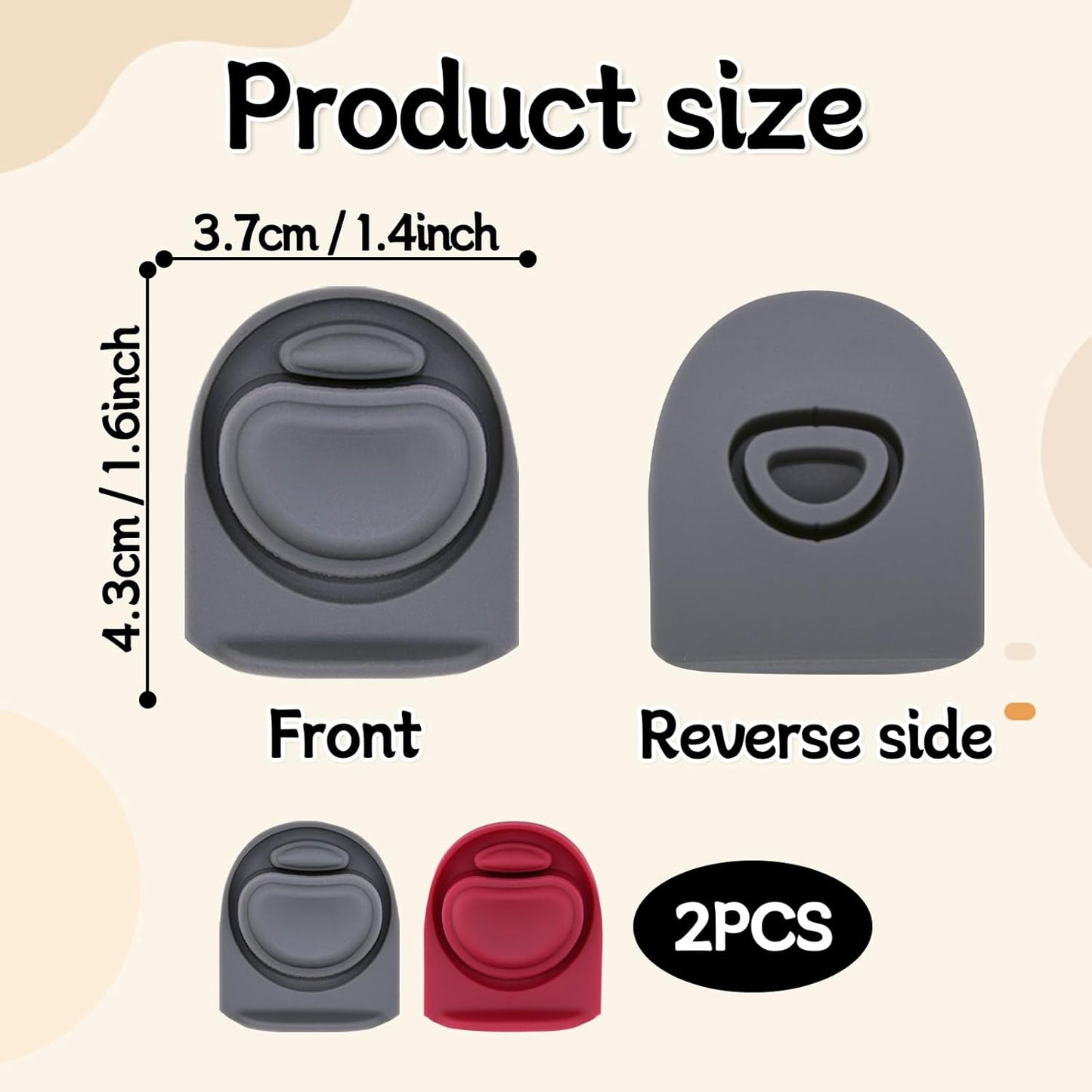 Owala | 2-Pack Replacement Silicone Stopper Seals - Durable Water Bottle Lid Caps for 16/19/24/32/40oz