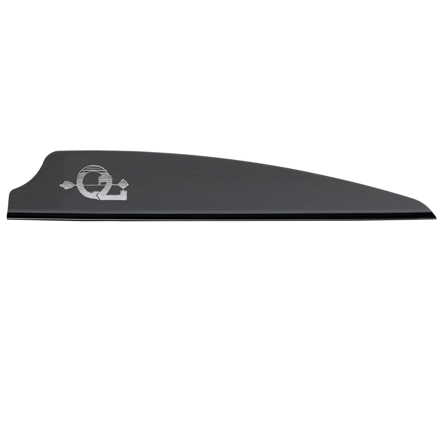 Q2i Fusion X-II | 3" | 36pk | Black High-Performance Arrow Fletching Vanes with Tri-Fusion Adhesion Technology for Target Archery