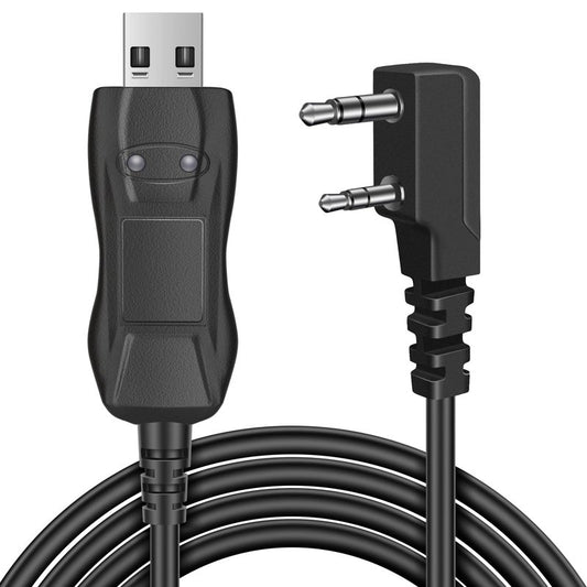 TNP FTDI Programming Cable - USB 2 Pin for Baofeng Programming Cable, Btech, Wouxun, Radioddity & Kenwood Two Way Radios - 3 FT Plug and Play, Durable Ham Radio CHIRP Compatible with Windows Mac Linux