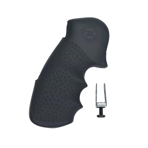 Hogue OverMolded Rubber Full Size Grip for S&W N Frame, Black - 25000