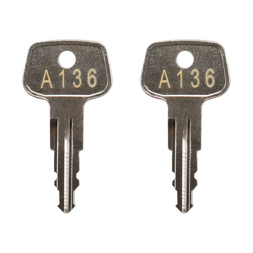 A136 SKS roof Rack Key,Yakima Replacement Key,Replacement Keys for Yakima SKS Ski,Cargo Box,Roof Racks,Carrier Racks and Crossbars with Code Series A136[2 pcs]