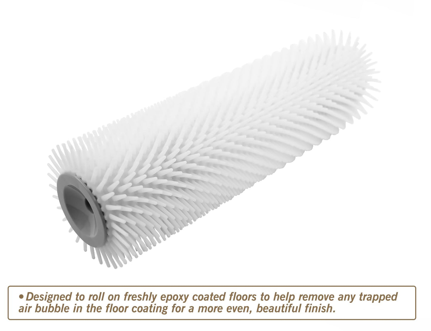 ROLLINGDOG 9 inch Spike Roller for Epoxy- Epoxy Spiked Roller Cover for Self Leveling Concrete,Spiked Screeding Compound Roller Cover for Cement Concrete Paint