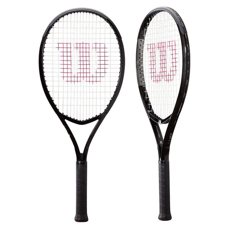 WILSON XP 1 Adult Recreational Tennis Racket - Grip Size 2-4 1/4", Black