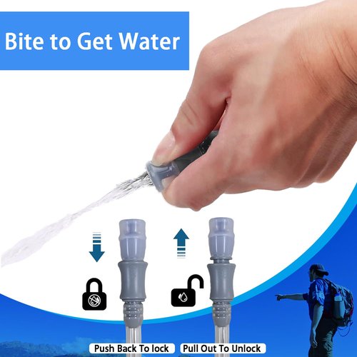 Hydration Bladder 3 Liter,Water Bladder for Hiking Backpack,Leak Proof Water Bladder Bag, BPA Free Military Water Storage Bladder, Hydration Pack for Bicycling Hiking Camping Hunting Running