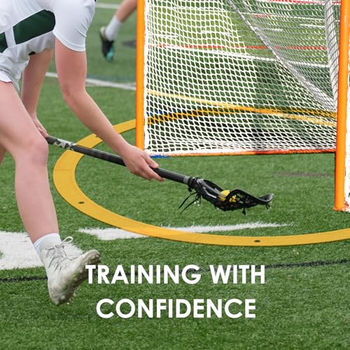 Portable Lacrosse Crease - Regulation Size 18' with Carry Bag