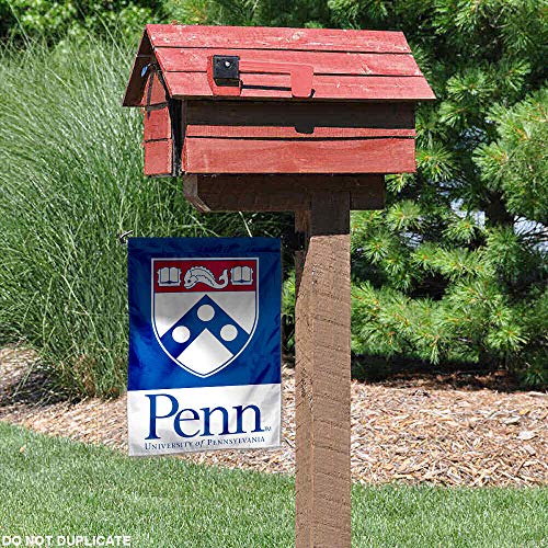 Penn Quakers Garden Flag - 13x18 Inch College Sports Flag for Yard & Entrance