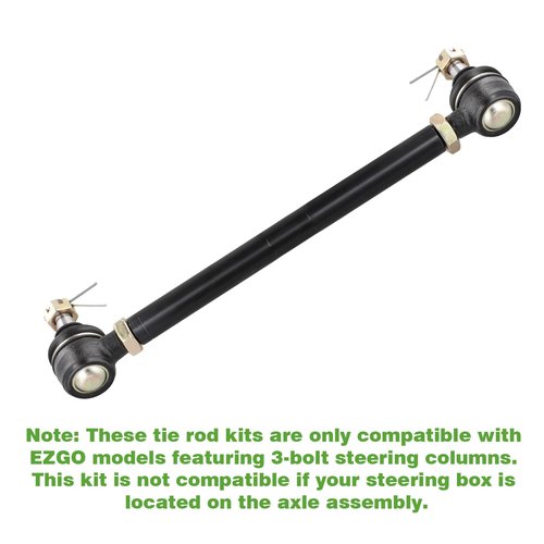 Roykaw Golf Cart Steering Tie Rod End Shaft Assembly Compatible with EZGO TXT/Medalist/Marathon 1994.5-2001 Gas and Electric Golf Carts, OEM# 70074-G01, 70074-G02, 1PC