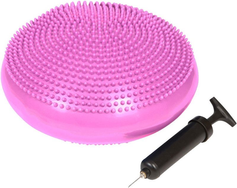 Trademark Innovations PVC Fitness and Balance Disc - 13-Inch Diameter (Black)