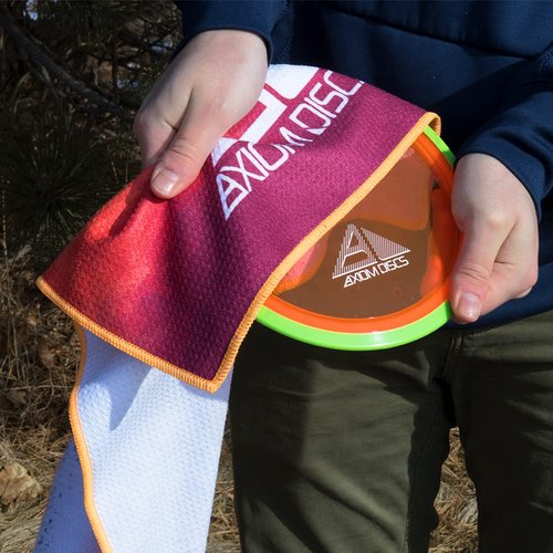Axiom Discs Pyramid Logo Sublimated Towel