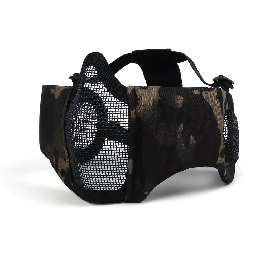 Airsoft Masks，Airsoft Mesh Mask，Airsoft Face Mask，Paintball Mask for The Player who Likes to Shoot and use Sniper-Like Tactics (BCP)