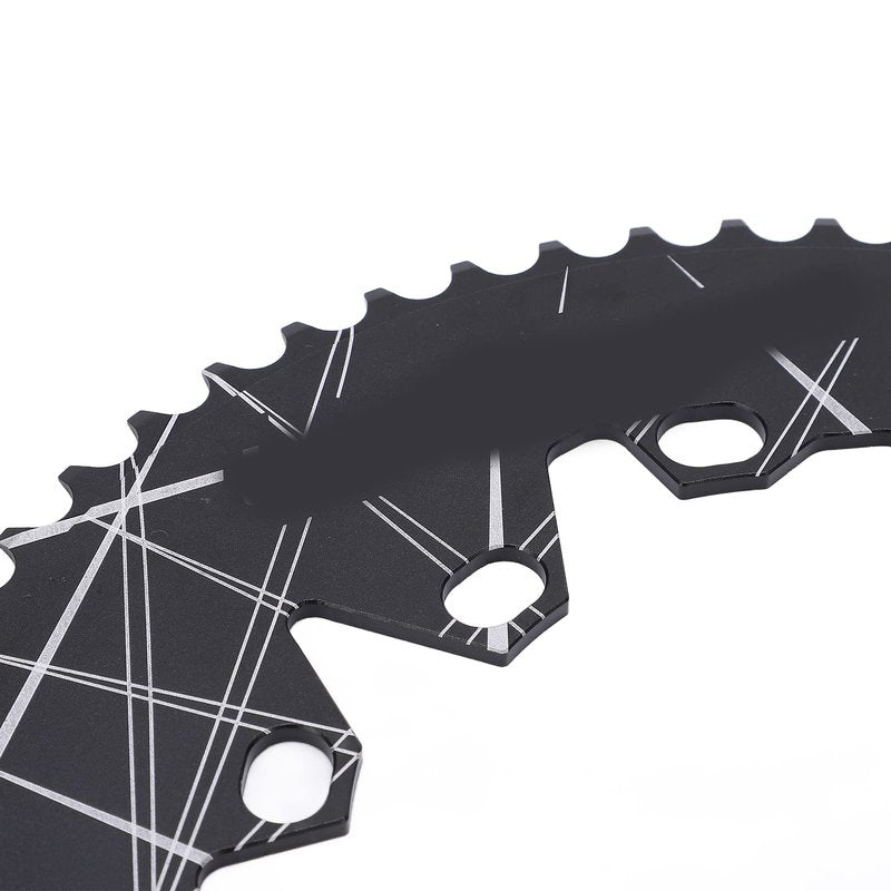 Oval Chainring, Enhanced Power Transfer Narrow Wide Chainring 110/130mm BCD 54T for Road Cyclists 7 8 9 10 Speed Bikes Maintenance and Spare Parts