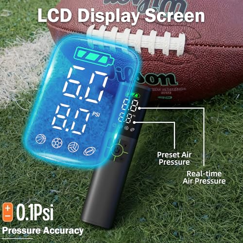 Z10 Electric Ball Pump - 2000mAh Portable Inflator with Gauge