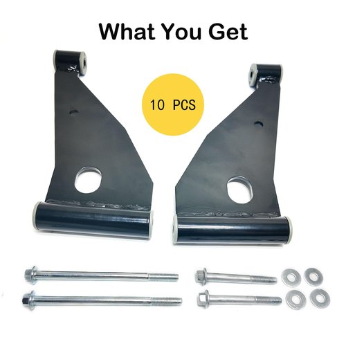 Control Arm Delta A-Plate Kit Compatible with Club Car 2004-Up Precedent 2018-Up Tempo Gas & Electric Replaces 103388501 102287301