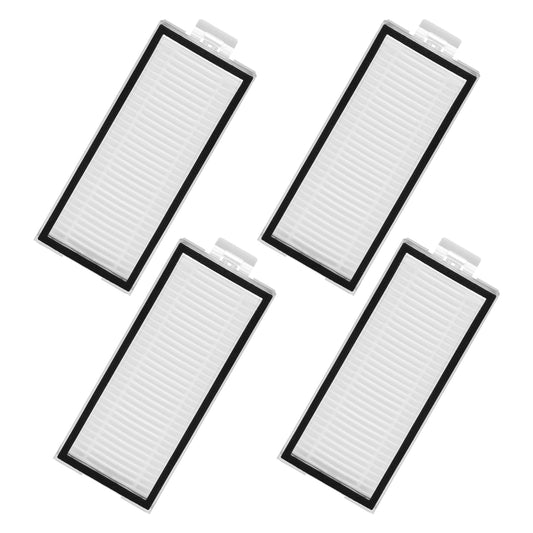 4 Pack Washable Filter For Roborock Q5 Pro Q5 Pro+(Plus) Q5 Max+(Plus) Q5 DuoRoller+ Q7 Q7+ Q7 Max Q7 Max+ Q8 Max Q8 Max+ Robot Vacuum Cleaner Accessories Replacement Part True HEPA Filter For Robotic