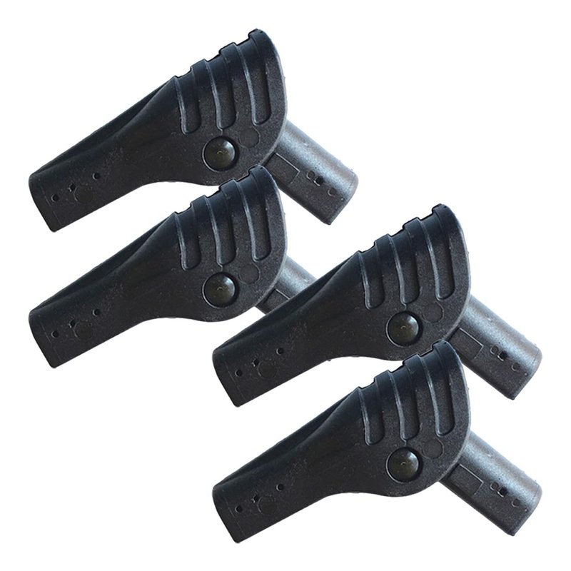 Mikikit Tent Folding Joint Connector 4-Pack Outdoor Tent Support Rod Adapter Durable DIY Repair Parts for Camping Shelter Assembly