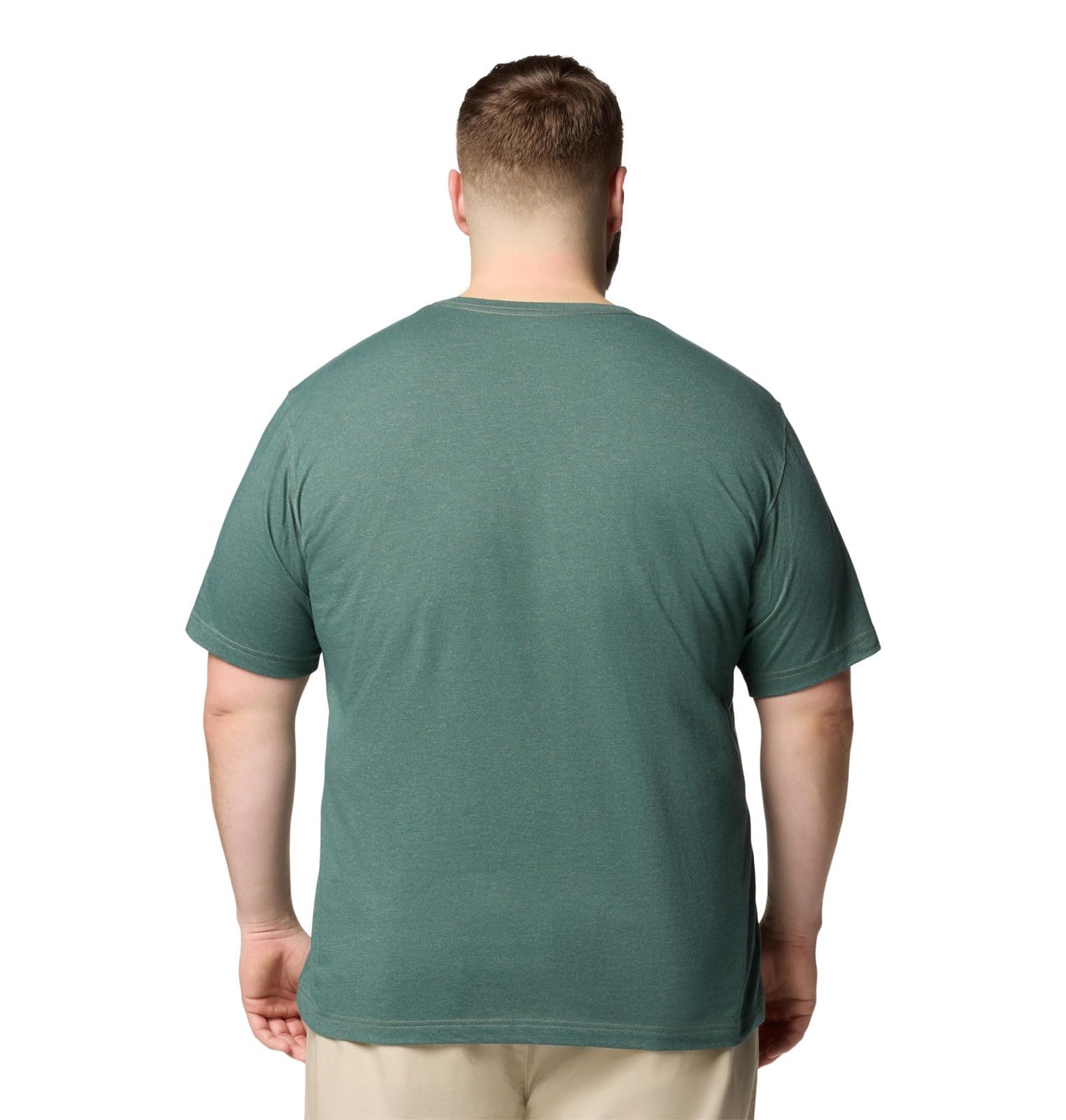 Columbia Mens Thistletown Hills Short Sleeve T-Shirt, Stone Green Heather, 5X