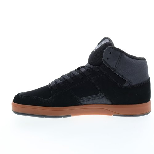 DC Mens Cure Casual High-Top Skate Shoes Sneakers Black/Gum 1 13 D - Medium