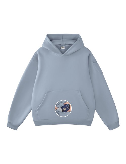 FAIABLE Oversized Hoodie Sweatshirts for Women Blue Fleece Pullover Hidden Pockets Gym Athletic Hoodies Sweatshirts Sweaters Pullover,Ultra Soft Hooded Sweat Shirts for 2026 Fall Winter,Blue,X-Large