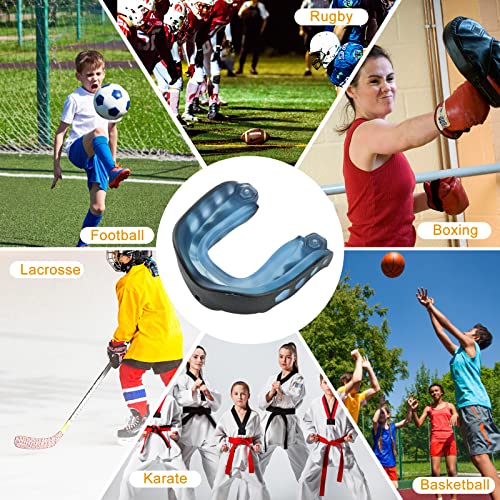 2-Pack Youth Sports Mouth Guards with Cases - Multi-Sport Protection