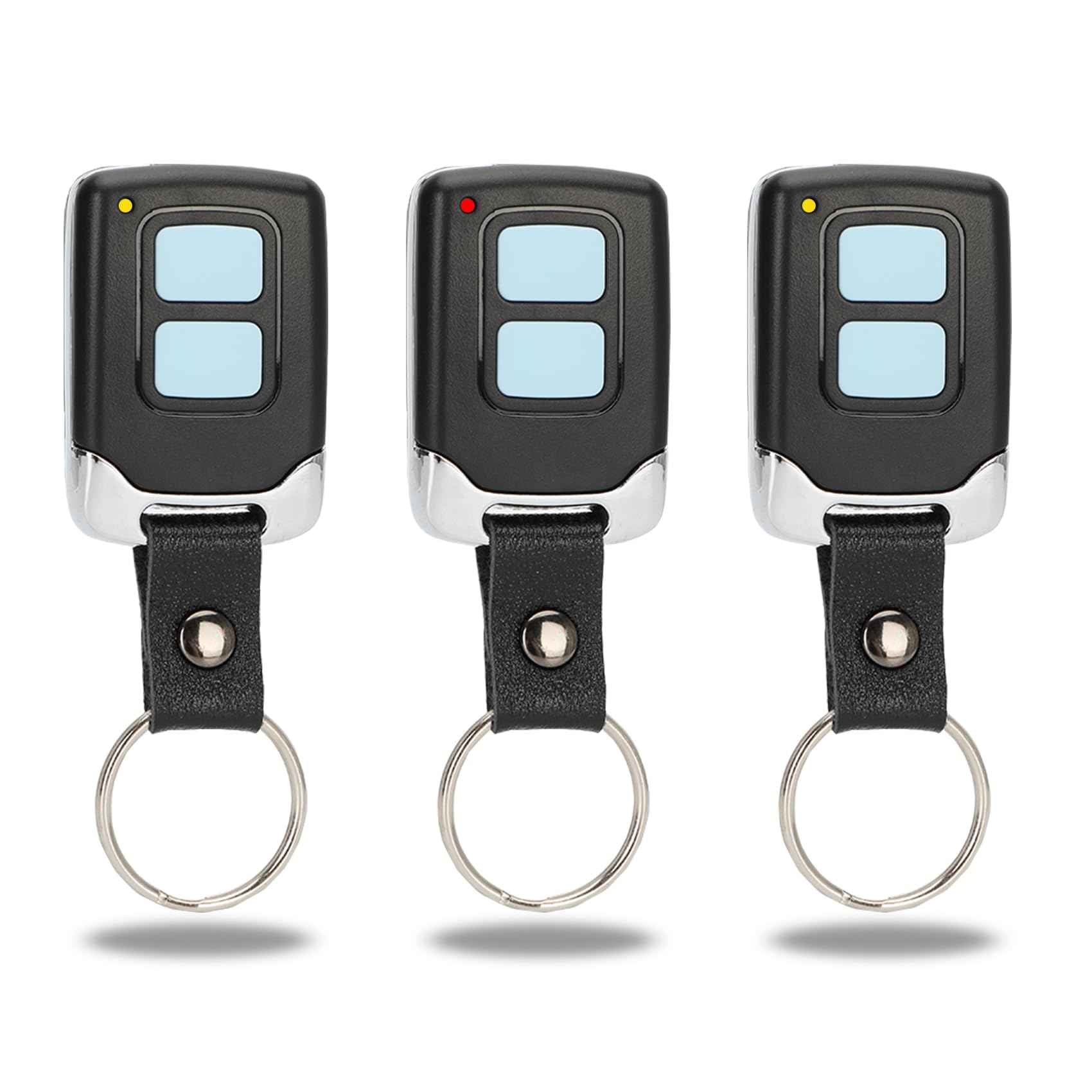 3 Garage Door Opener Remote, for liftmaster Craftsman Chamberlain Garage Door Opener Remote Universal, Work with Yellow Purple Red Orange Green Learn Button, 893max 893lm 890max 891lm