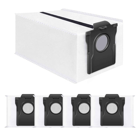 Bluearks 5Pcs for Dreame Robotic Vacuums Automatic Bag Cleaning Base, Reusable 3.2 Liter Capacity, Zipper Closure Cleans Dustbags,Compatible With Dreame Model,L10s Ultra/L20/X30/X40/X50