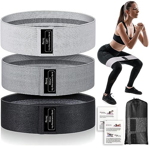 Resistance Bands Set for Home Gym - 3 Professional Fabric Loops
