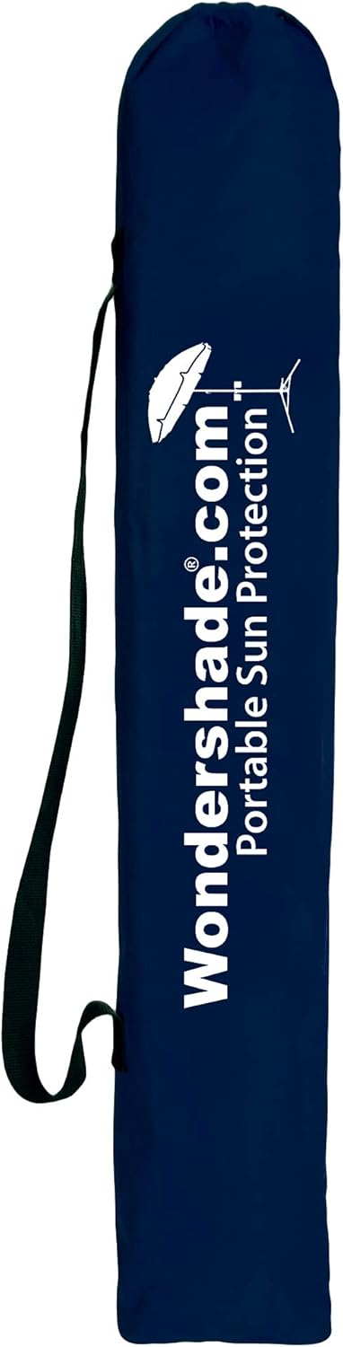 Wondershade Ultimate Portable Sun Shade Umbrella - Lightweight Adjustable Patio & Beach Umbrella (Navy)
