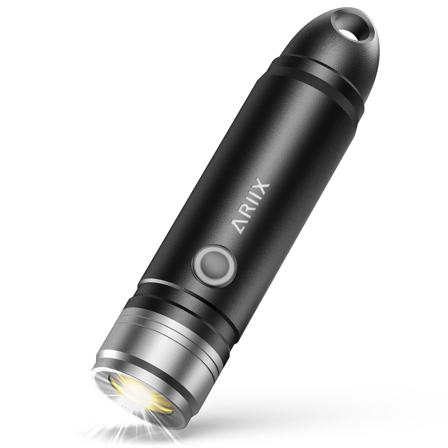 ARIIX Super Bright Outdoor EDC Mini Keychain Led Flashlight High 650 Lumens,Waterproof Rechargable Small Torch for Camping and Emergency,Best Gifts for You