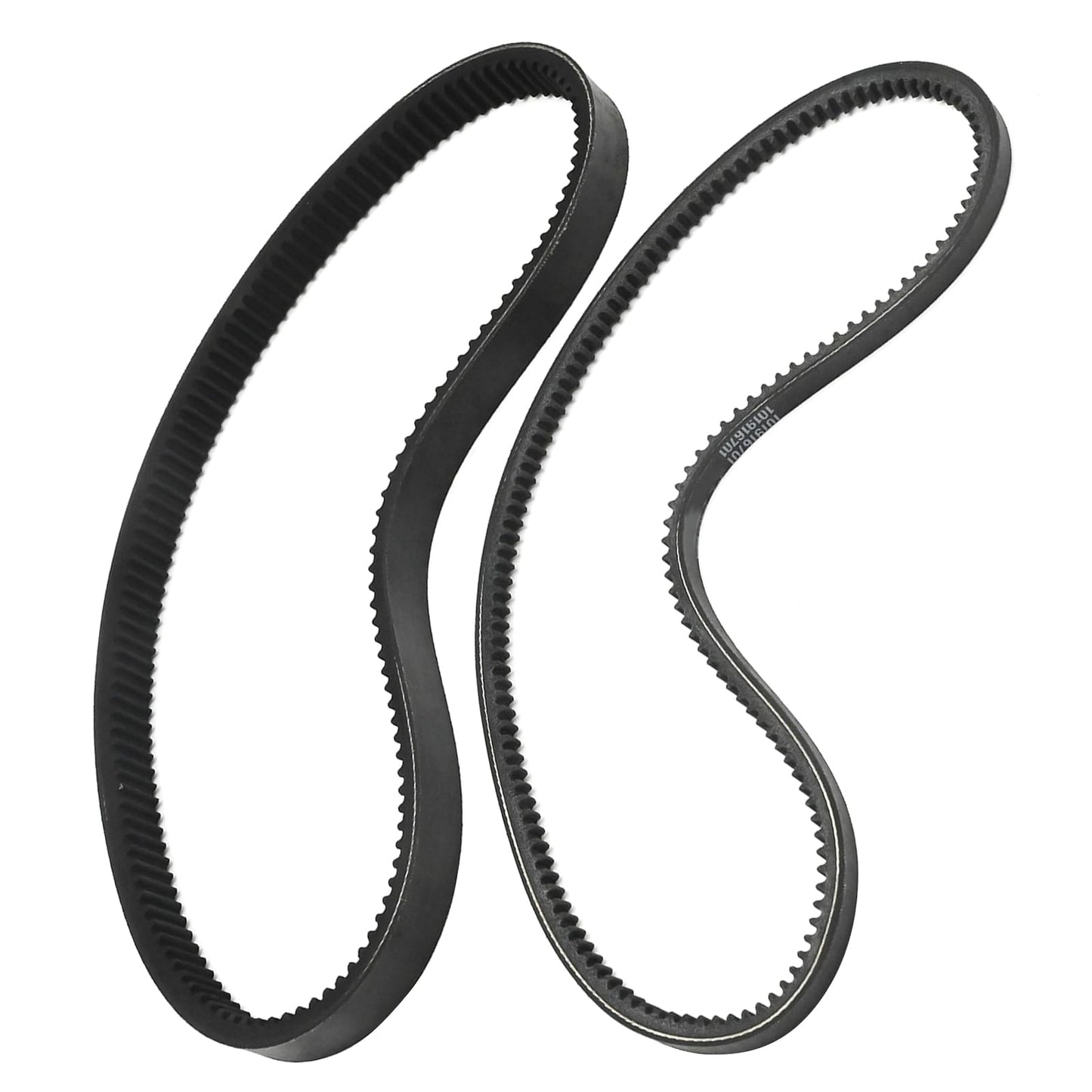 Saihisday 2Pcs 101916701 Clutch Drive Belt and Starter Generator Belt Kit, Replacement for Club Car DS 1997-up Precedent Gas Golf Cart 2004-up, Replaces 1016203