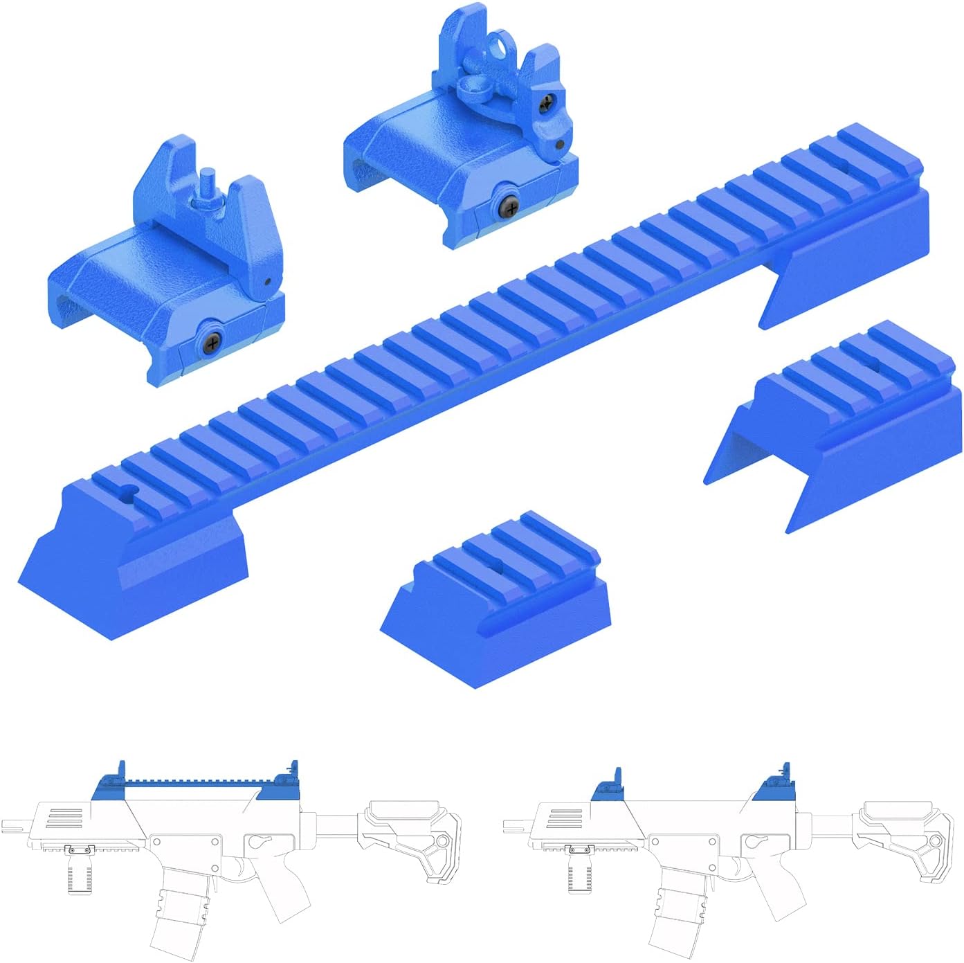 Skiennix Splat R Ball SRB400 Accessories - Premium Blue Upgrade Kit for Enhanced Performance