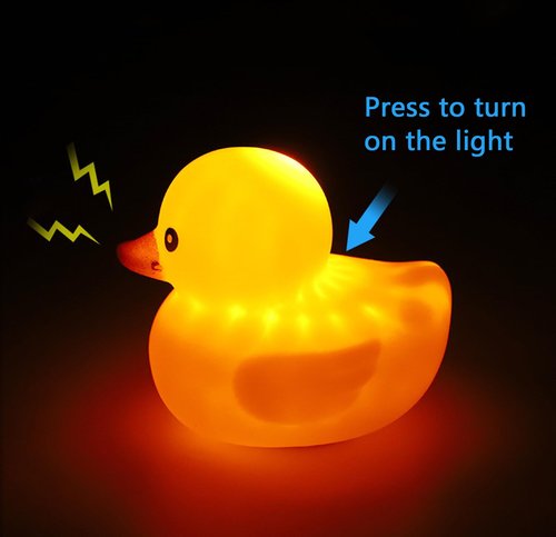 2 Pack - Lovely Yellow Duck Bike Bell, Kids Bike Horn, Rubber Yellow Duck Bicycle Accessories with LED Light and Propeller - for Kids Toddler Children Adults Sport Outdoor