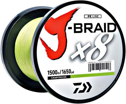 Daiwa J-Braid 150M | 8-Strand Woven Round Braid Fishing Line for Superior Strength