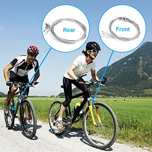 10PCS Premium Bicycle Brake Cable Kit for MTB & BMX Bikes