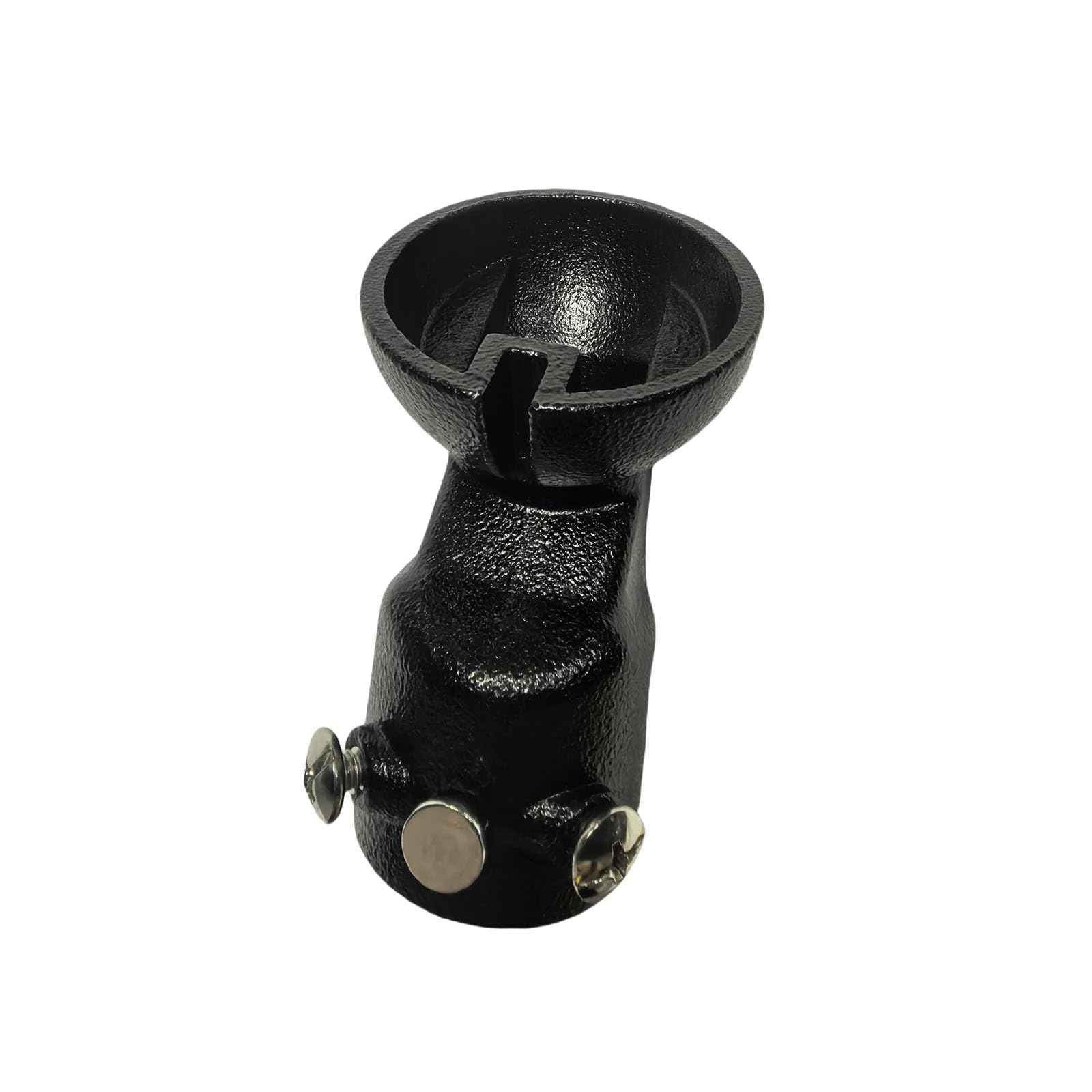 heimo Flat Sloped Ceiling Fan Adapter for Ceilings Up to 45° (Black)