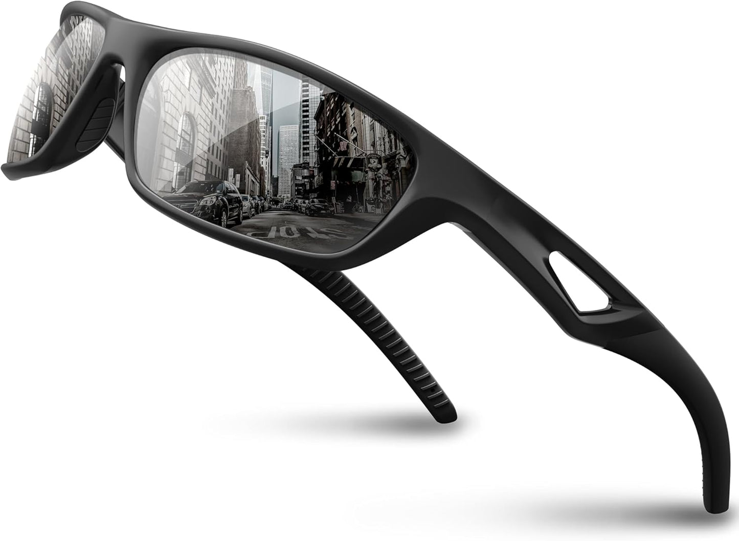 RIVBOS Polarized Sports Sunglasses - TR90 Frame for Cycling, Fishing & Running | Unisex RB831
