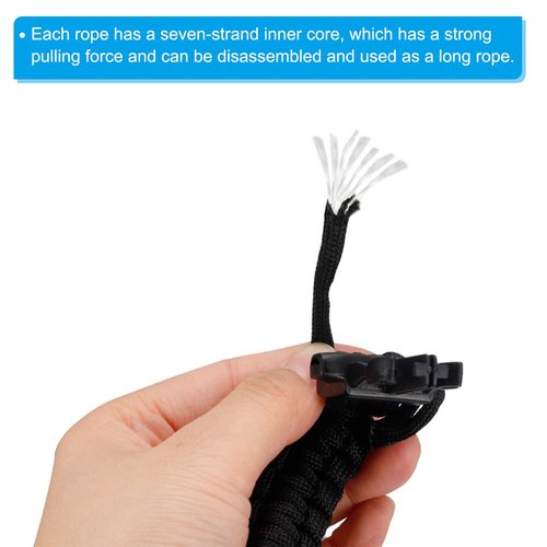 PATIKIL Water Bottle Holder, Paracord Handle Carrying Lanyard Strap Carrier with Ring for 12oz to 64oz Wide Mouth Bottles, Pink