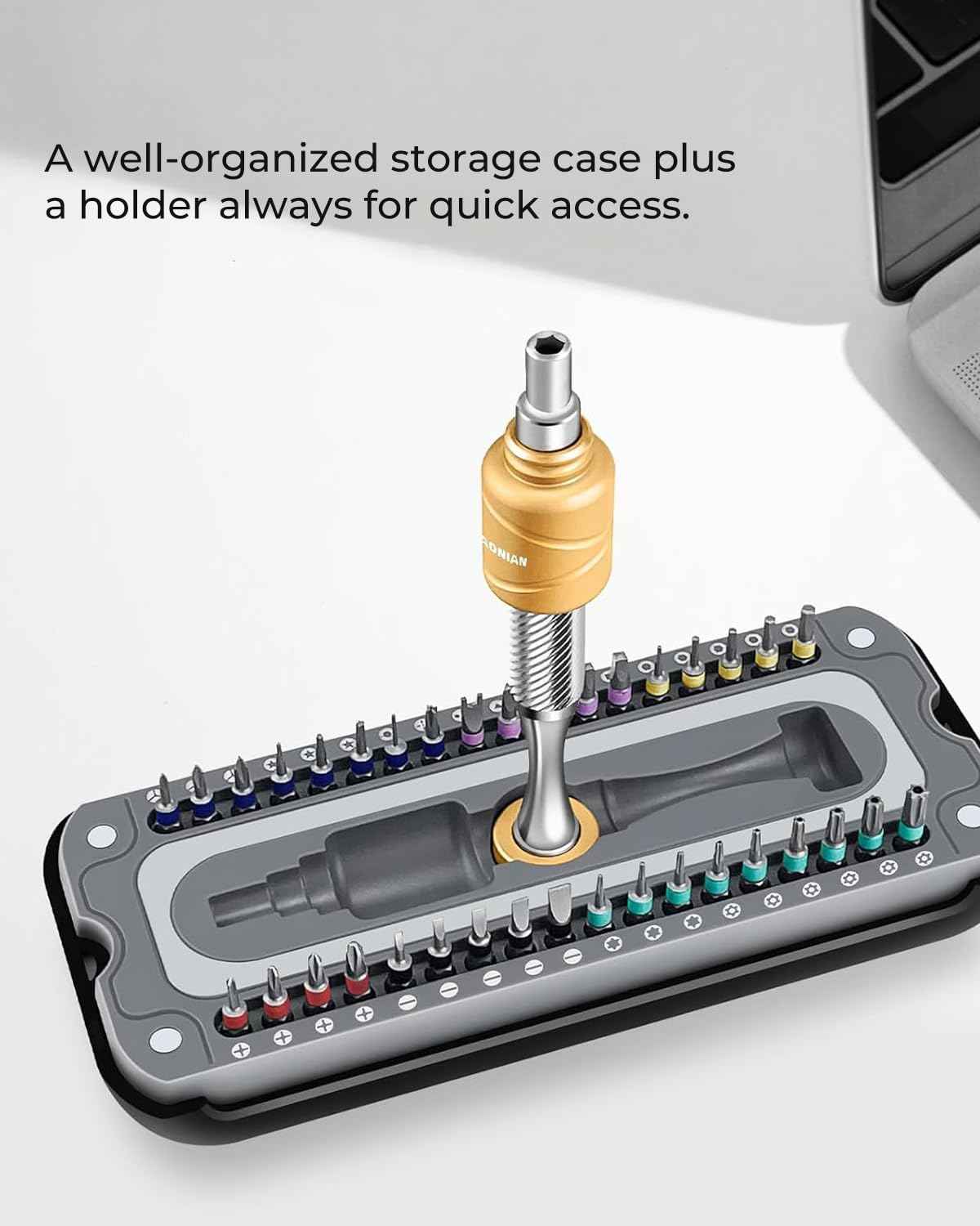 37 in 1 Precision Screwdriver Set XIAONIAN Mini Screwdriver,Small Screwdriver Set,Compact Micro Repair Tool Kit with Magnetic Tip 360°Spin,for DIY,Phones,Laptops,Watch,Eyeglasses,Small Appliances