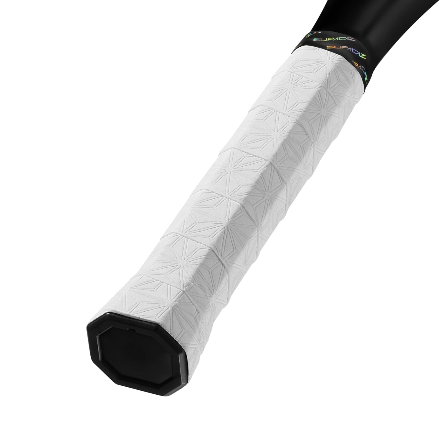 Supacaz SupaSuave White Tennis Overgrip - Racket Dry Overwrap - Racquet Grip Tape - Over Grip Wrap - 3pk