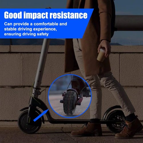 CMIYETO 90/55-6 Scooter Tire 10 inch Off Road Tire 10x3.0 Wider & Thicker Rubber Tubeless Tire Motorcycle Electric Scooter Tires Outer Tire Replace for 90/55-6 80/65-6 tyre Wheel Parts