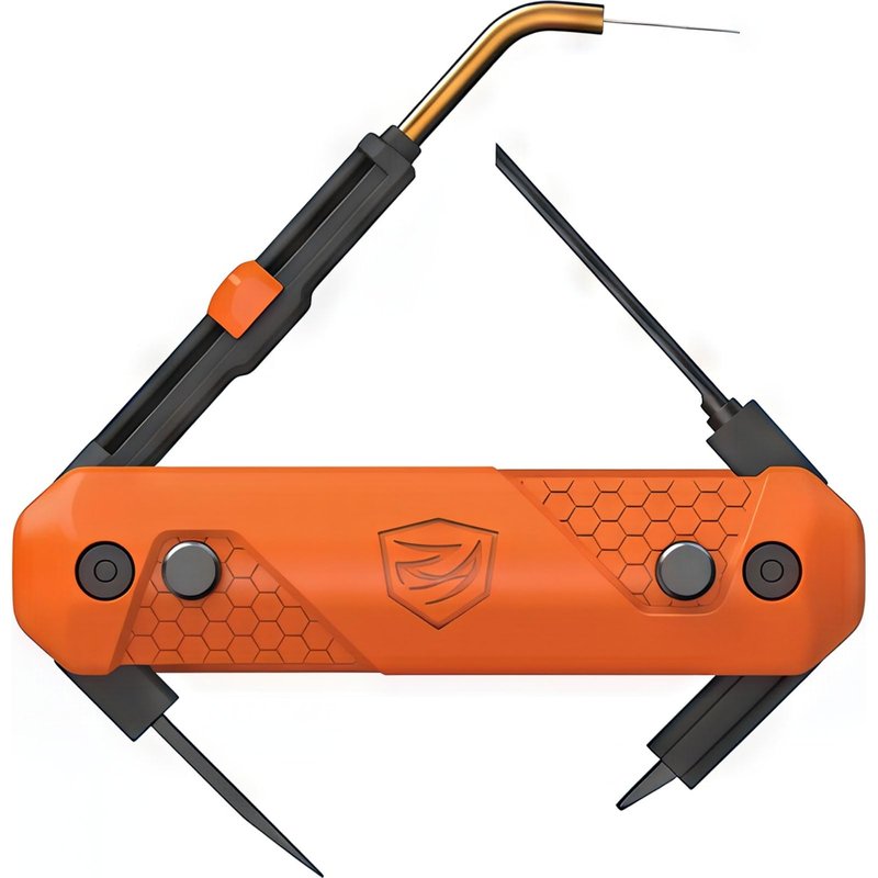 Real Avid Breech Plug 4-in-1 Scraper - Multi Tool for Muzzleloader Cleaning, Features 1.4" Scraper, 2 Fouling Scrapers & 1.3" Wire for Carbon Cleaning
