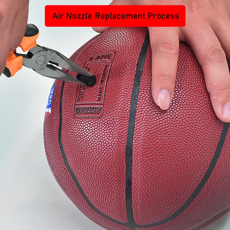 30-Pack Ball Pump Nozzle & Needle Kit for Sports Balls