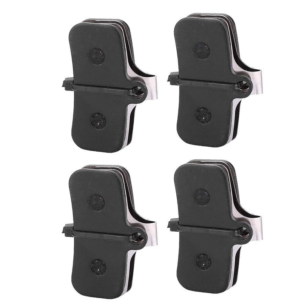 Bike Disc Brake Pads, 4 Pairs Resin Semi Metal Bicycle Disc Brake Pads Bike Brake Parts Brake Pad Set
