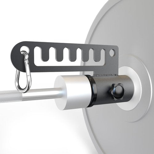 J Bryant Adjustable Landmine Belt Squat Attachment for 2" Olympic Barbells – Full-Body Training Tool with Carabiner Track Slot, Barbell Protection Sleeve, Heavy Duty Steel Construction