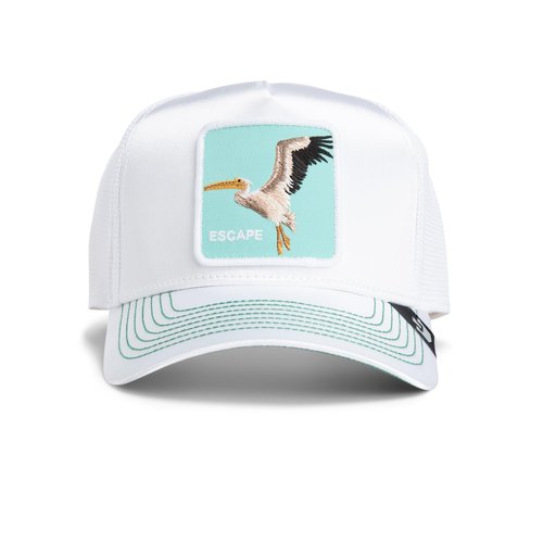 Goorin Bros. Great Escape Collection Trucker Hat for Men and Women, White (Not Into Yoga), One Size