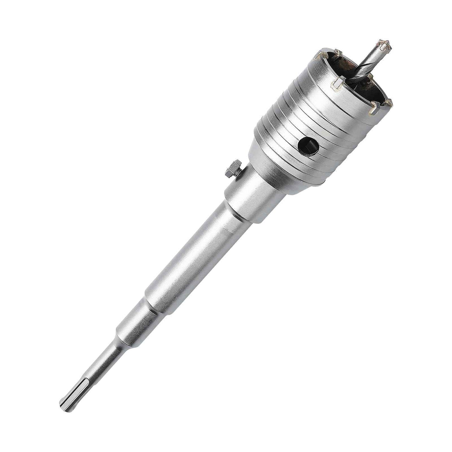 2 inch / 51mm Concrete Hole Saw with SDS Plus Shank Connecting Rod,Concrete Drill Bit,6.3mm Tungsten Carbide Tip Cement Hole Saw for Concrete Cement Brick Wall (51mm (2 inch))