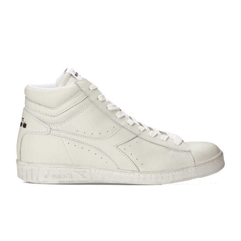Diadora Unisex's Game L Low Waxed Gymnastics Shoes, White Green, UK