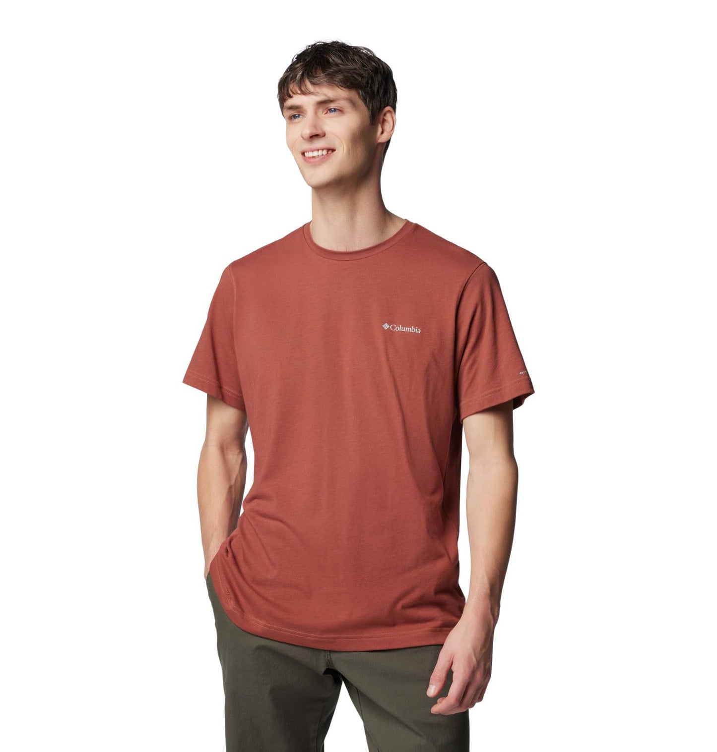 Columbia Men's Thistletown Hills Short Sleeve, Auburn Heather, 2X