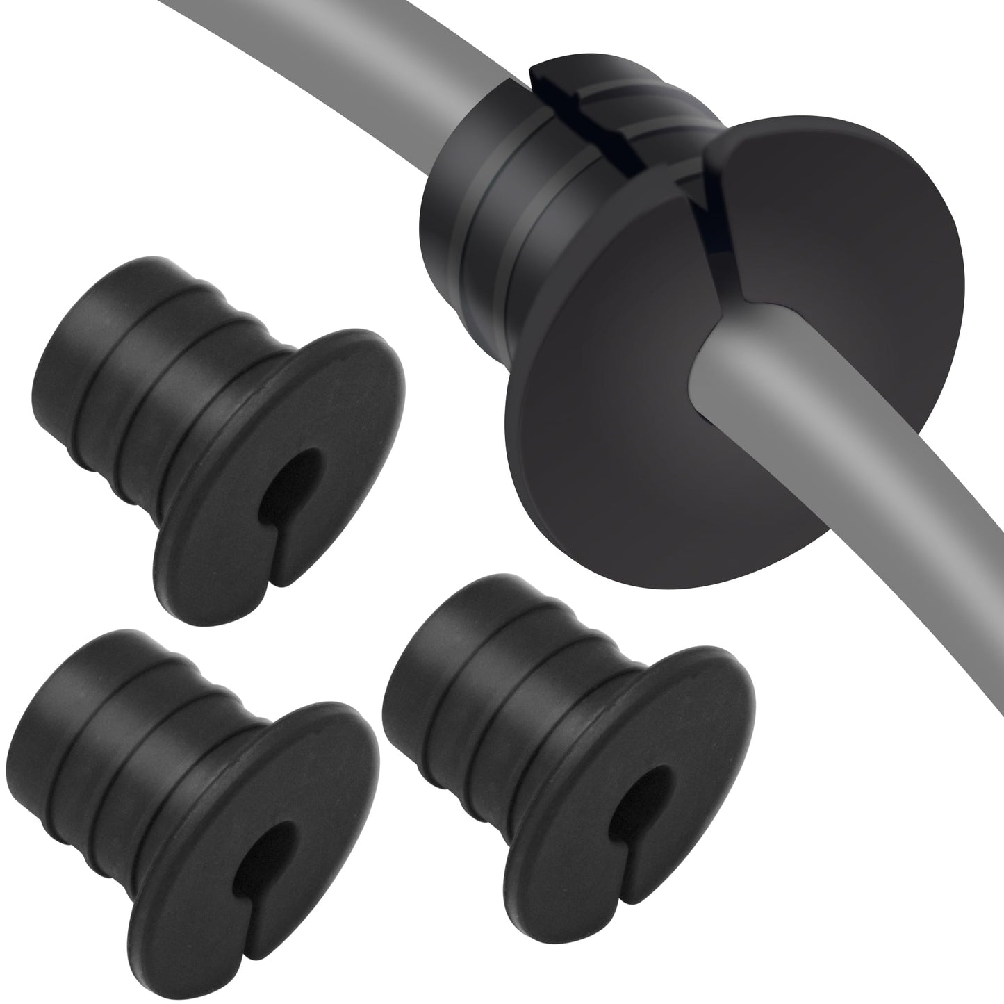 Cable Routing Kit for Starlink for 3/4 inch Wall Hole 4 Pcs, Starlink Accessories, Silicone Cable Wall Pass, Starlink Anti-Slip Wall Grommets for Cables (3/4 inch)