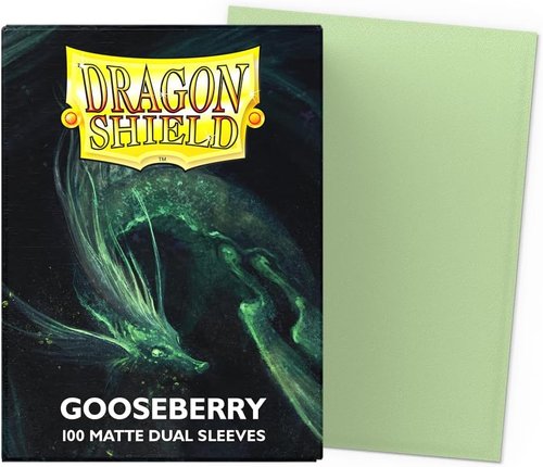Dragon Shield | Matte Dual Standard Size Card Sleeves - 100 CT Smooth & Durable TCG Protection | Gooseberry