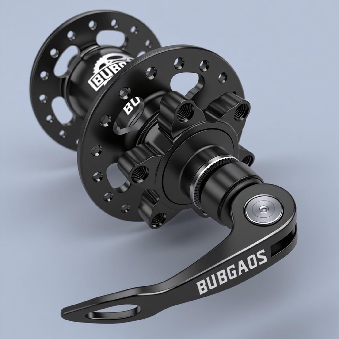 BUBGAOS Bike Quick Release Skewer Front & Rear Wheel Axle for Mountain Bike/Road Bike/Bicycle/MTB Wheel Hub，Black a Pair